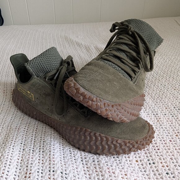 adidas kamanda b96521 size 8.1/2 green - Picture 1 of 4